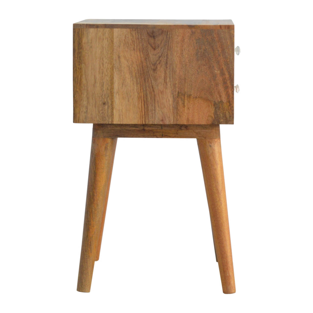 Green Floral Screen Printed Nightstand - Image 9