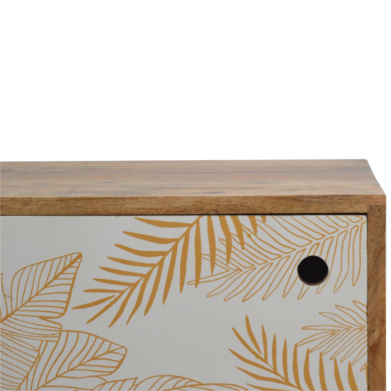 Leaf Screen Printed Bedside for reselling