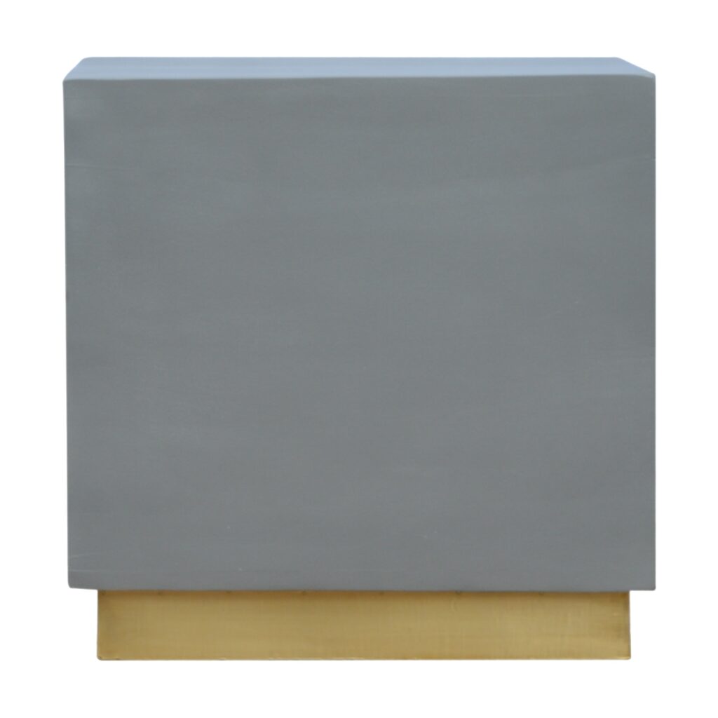 Canada Cement Footstool with Gold Base Suppliers