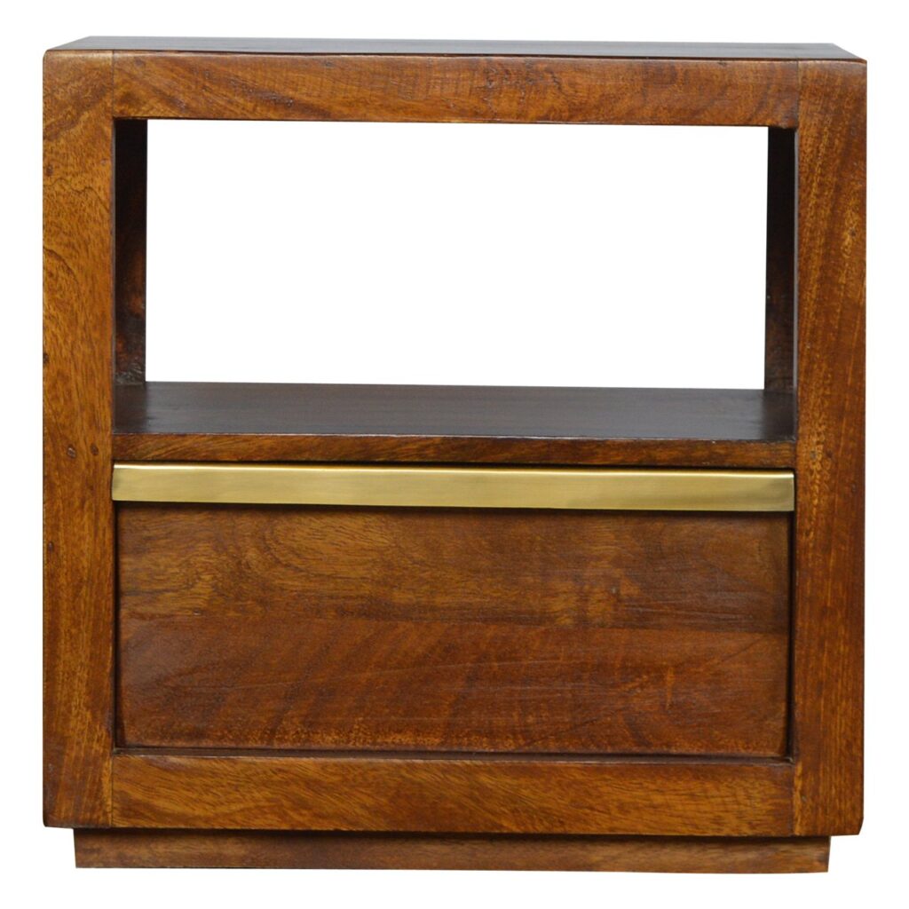 Canada Gold Bar Chestnut Nightstand Suppliers