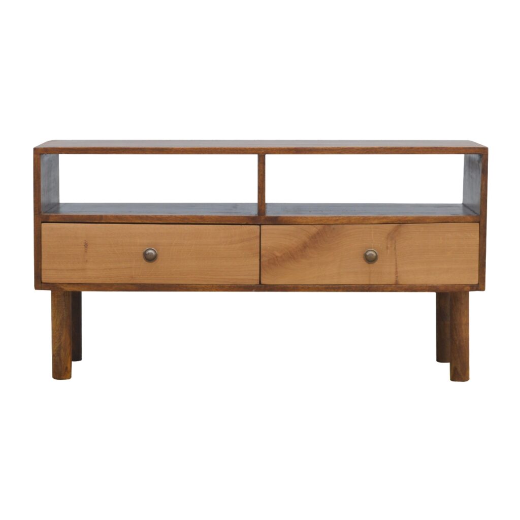 Canada Oak Front Media Unit Suppliers