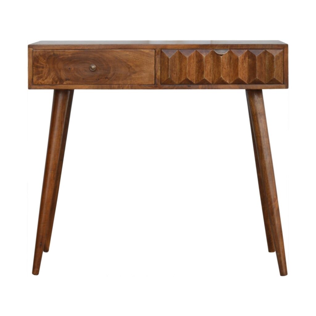 Canada Chestnut Prism Console Table Suppliers