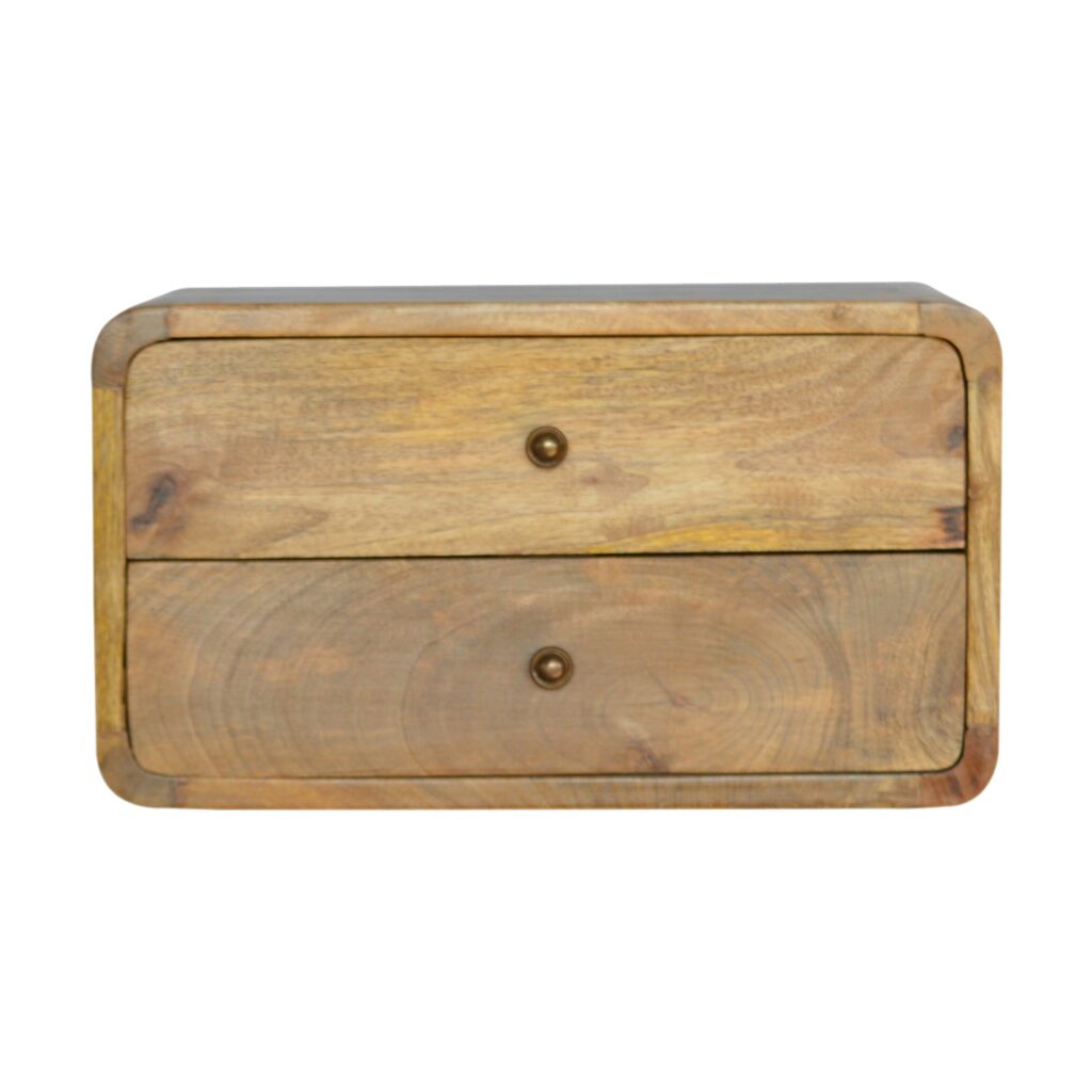 Canada Oak-ish 2 Drawer Floating Nightstand Suppliers