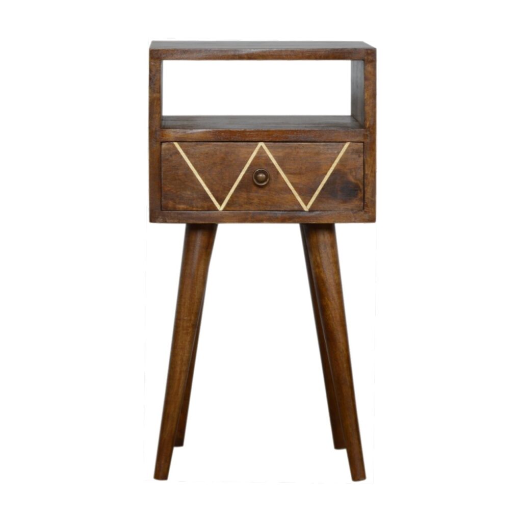Canada Mini Geo Brass Nightstand Suppliers