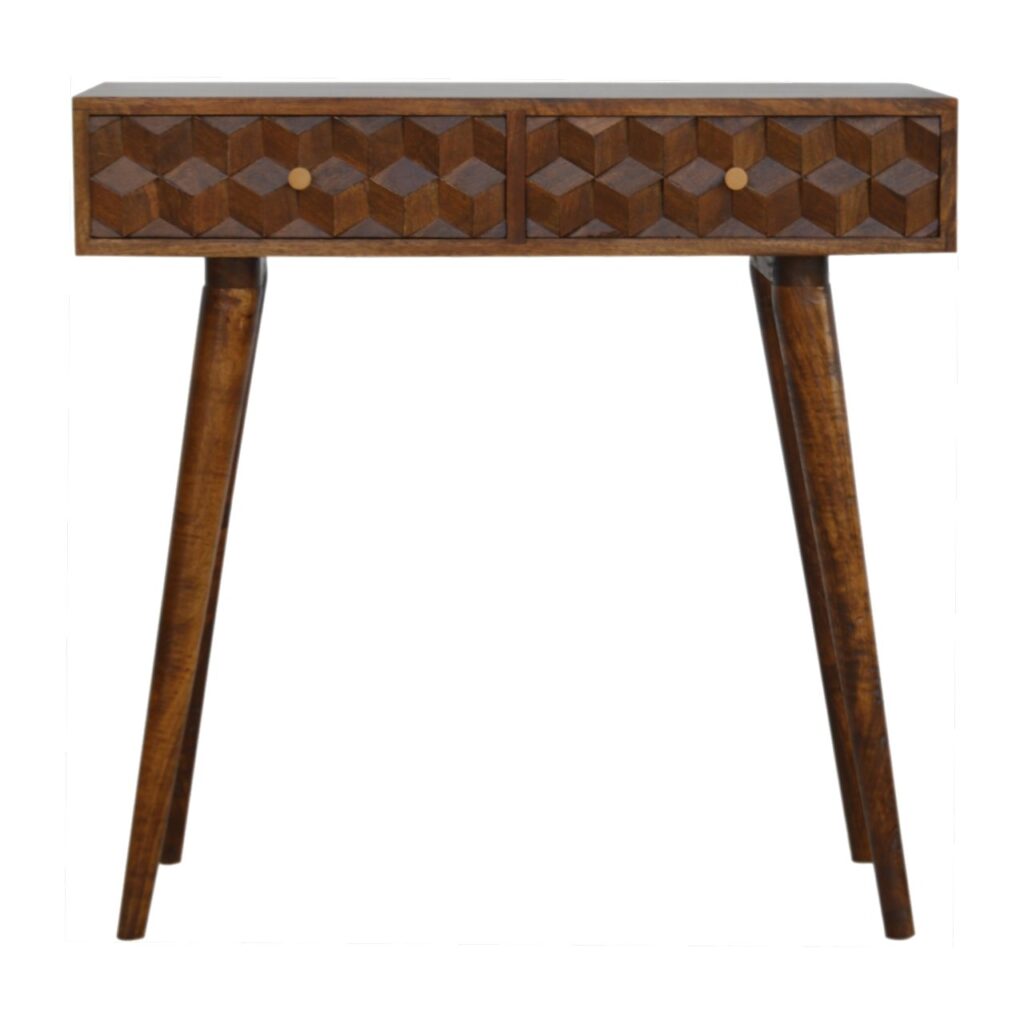 Canada Chestnut Cube Console Table Suppliers