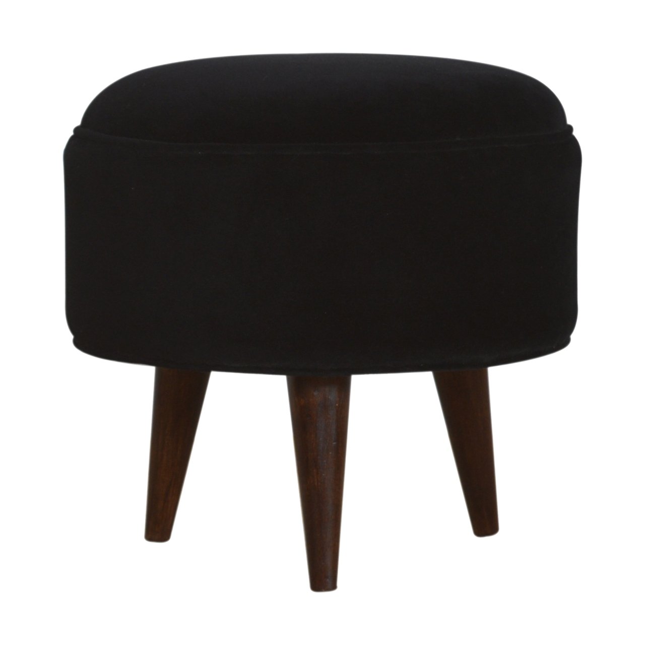 Canada Black Velvet Nordic Style Footstool Suppliers