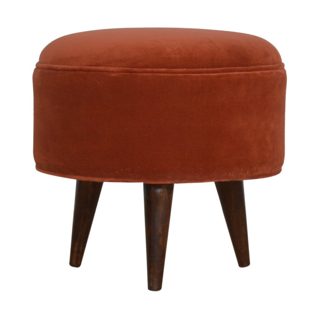 Canada Brick Velvet Nordic Style Footstool Suppliers