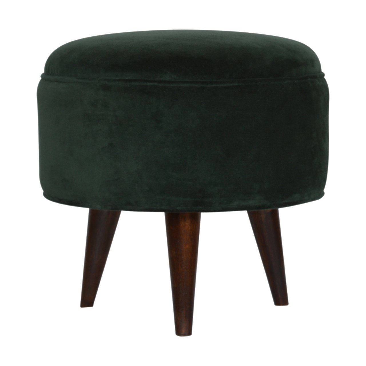 Canada Emerald Green Velvet Nordic Stool Suppliers