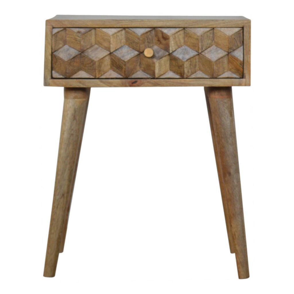 Canada Cube Carved Nightstand Suppliers