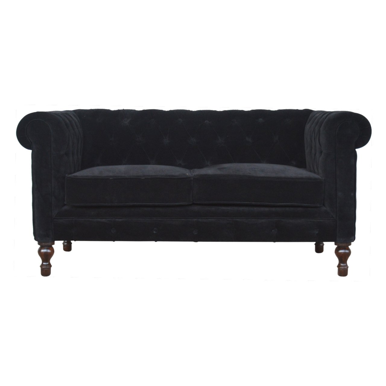 Canada Black Velvet Chesterfield Sofa Suppliers