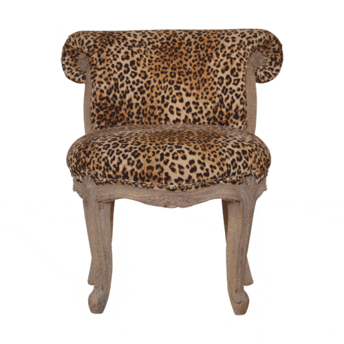 Leopard Print Studded Chair - Image 10