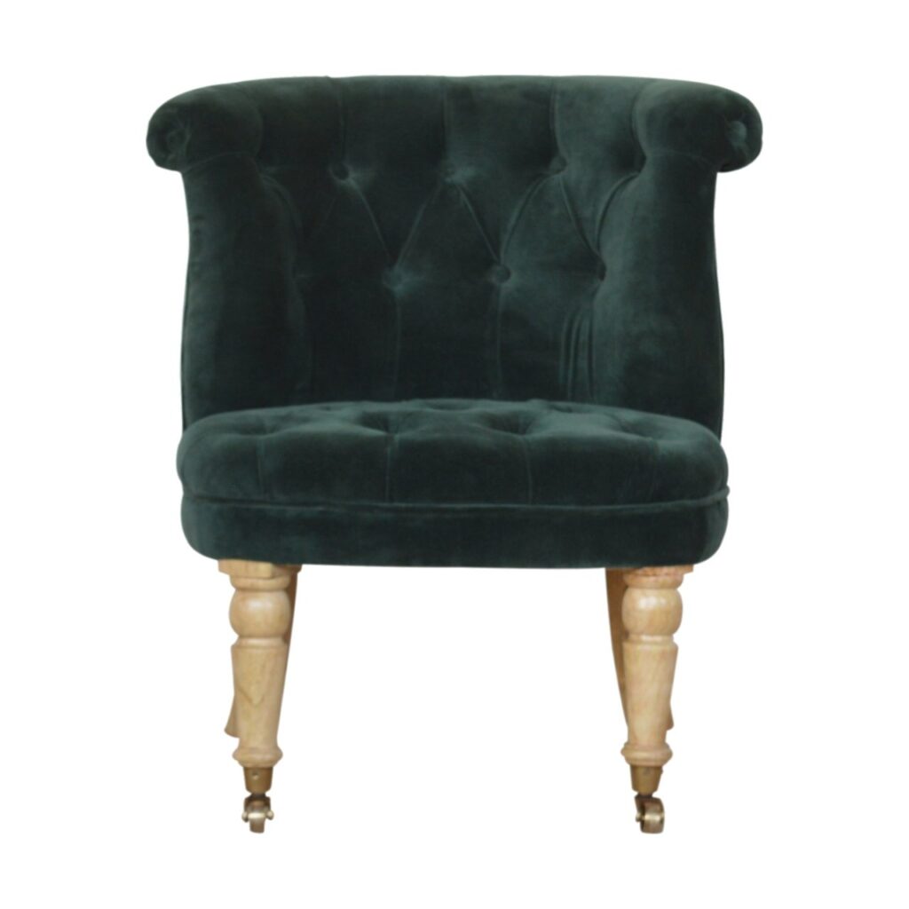 Canada Emerald Velvet Accent Chair Suppliers