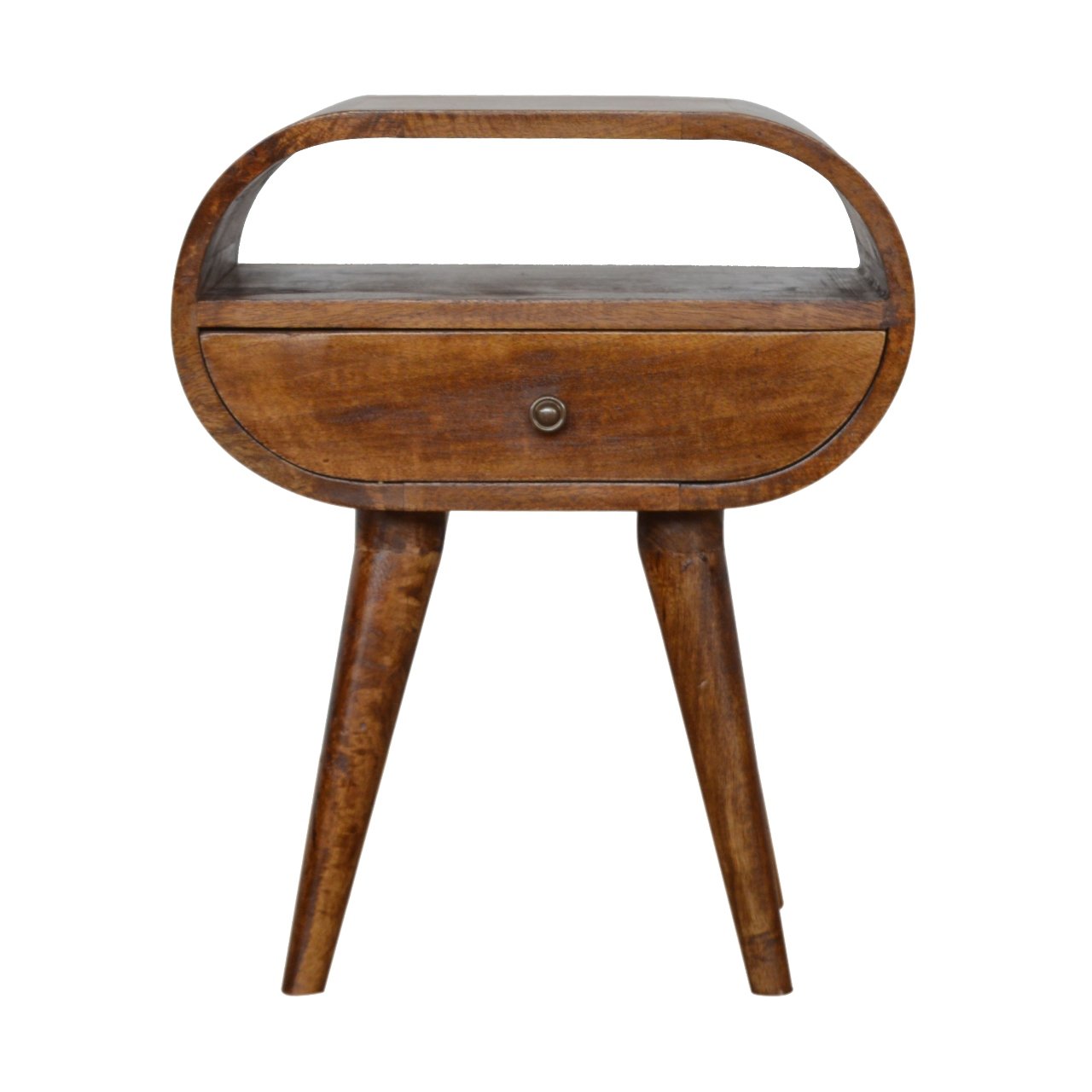 Canada Chestnut Circular Open Nightstand Suppliers