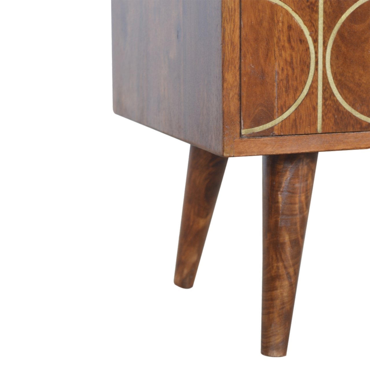 Chestnut Inlay Abstract TV Unit - Image 6