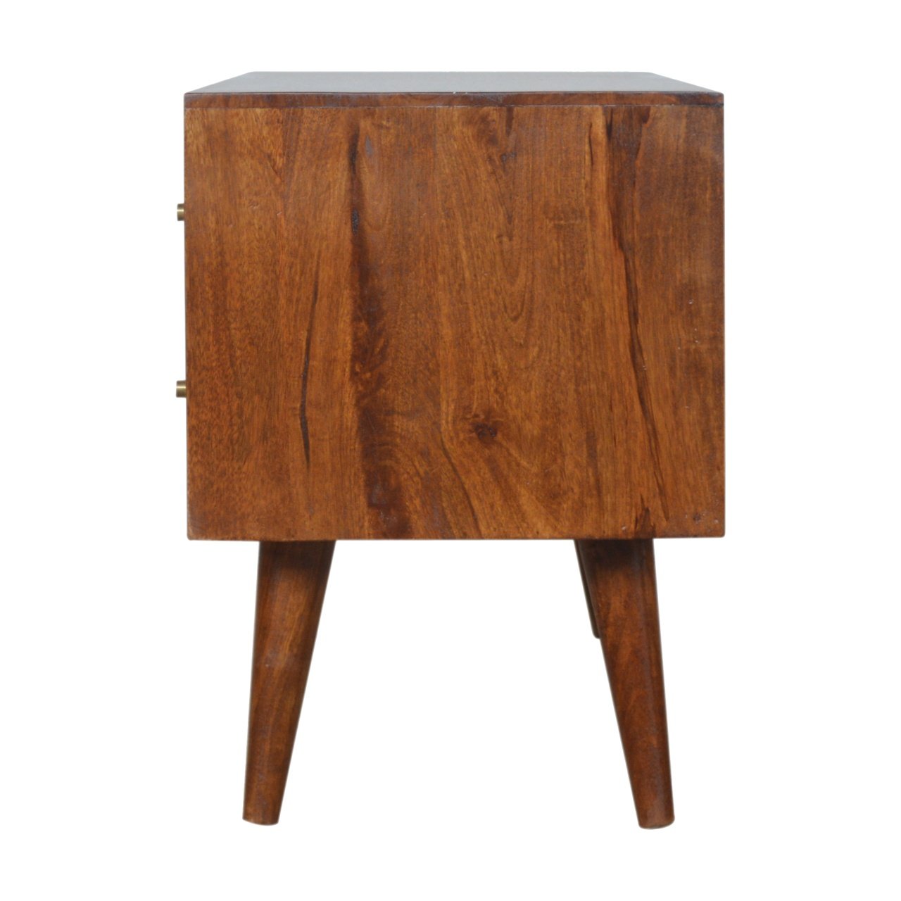 Chestnut Inlay Abstract TV Unit - Image 8