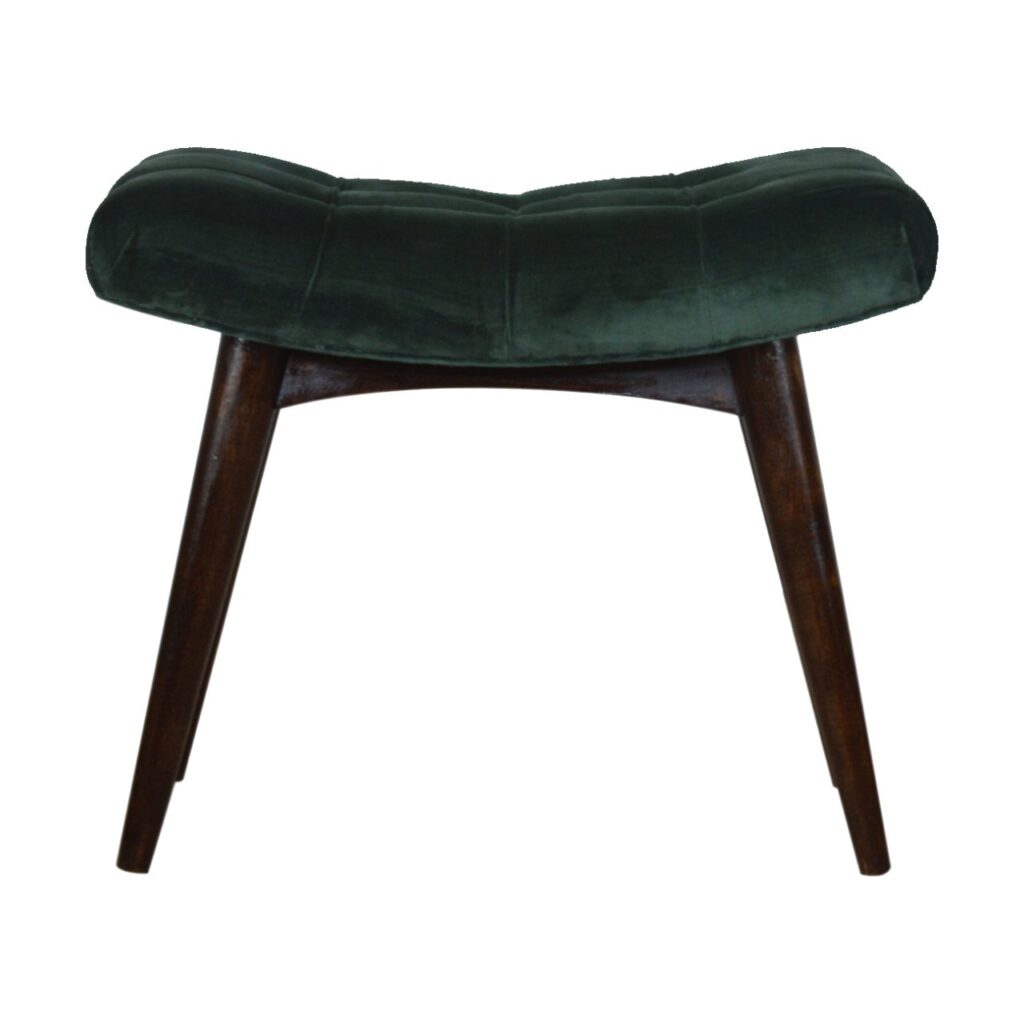 Canada Emerald Velvet Curve Bench Suppliers