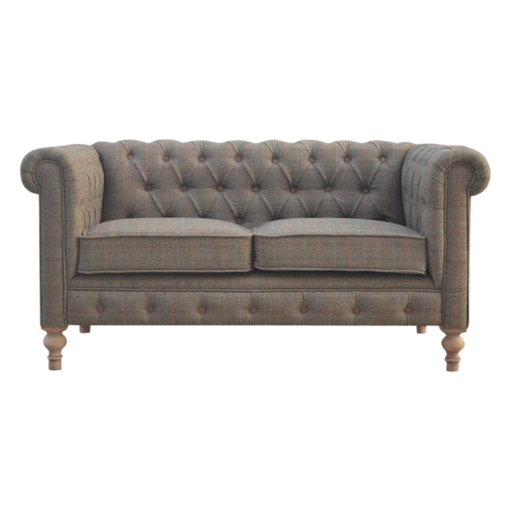 Canada Multi Tweed 2 Seat Chesterfield Suppliers