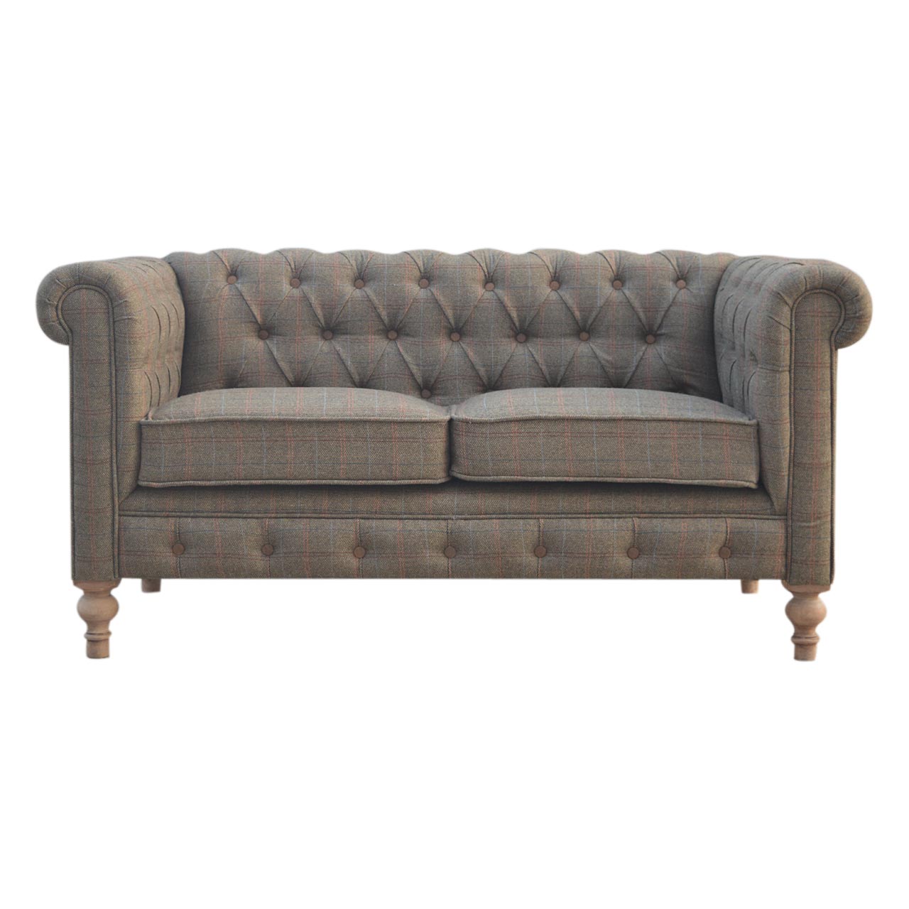 Canada Multi Tweed 2 Seat Chesterfield Suppliers