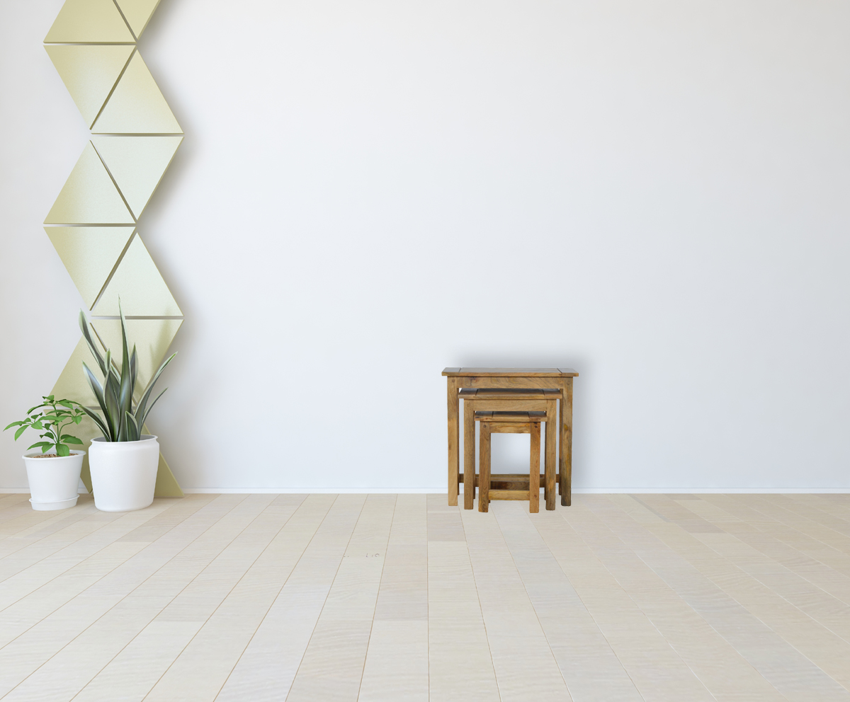 Canada Solid Wood Stool Set of 3 Suppliers