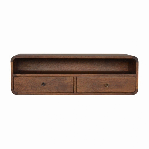 Floating Chestnut Open Console - Image 11