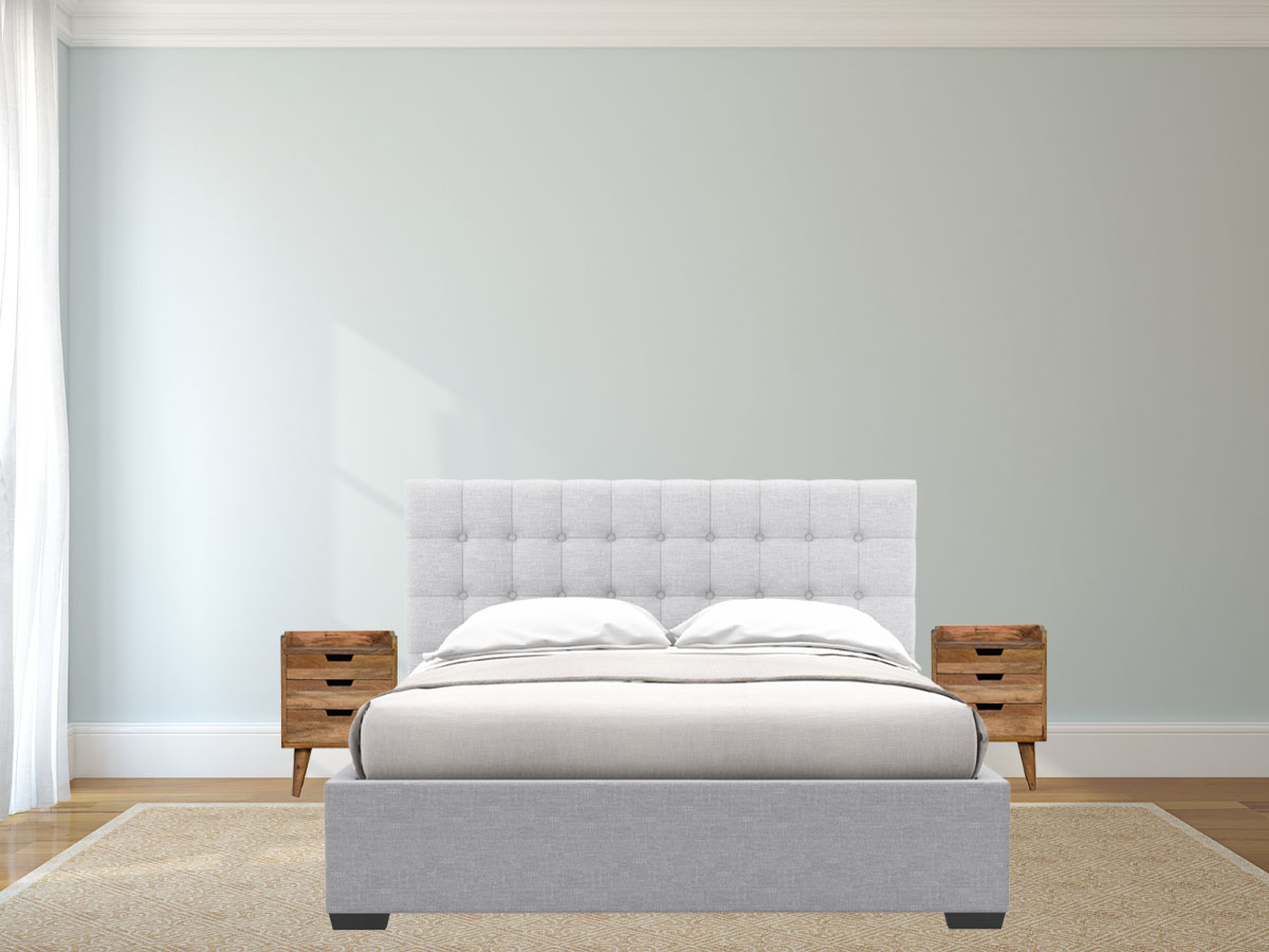 Oak-ish Small Gallery Back Nightstand - Image 10