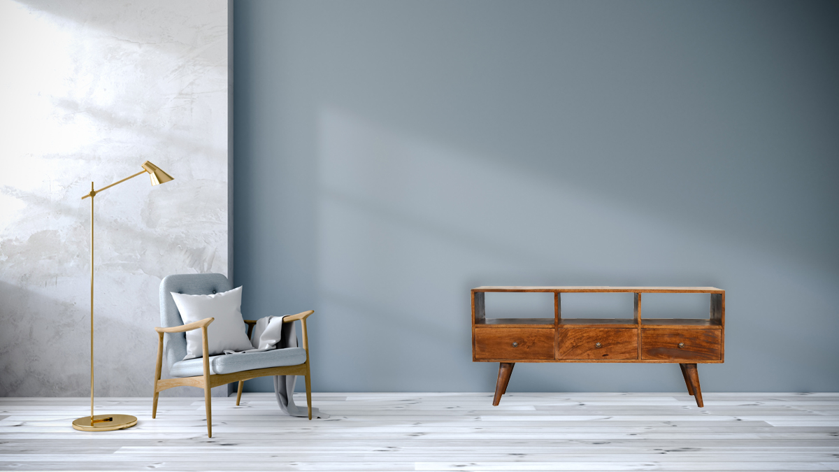 Chestnut Nordic 3 Drawer TV Unit - Image 10