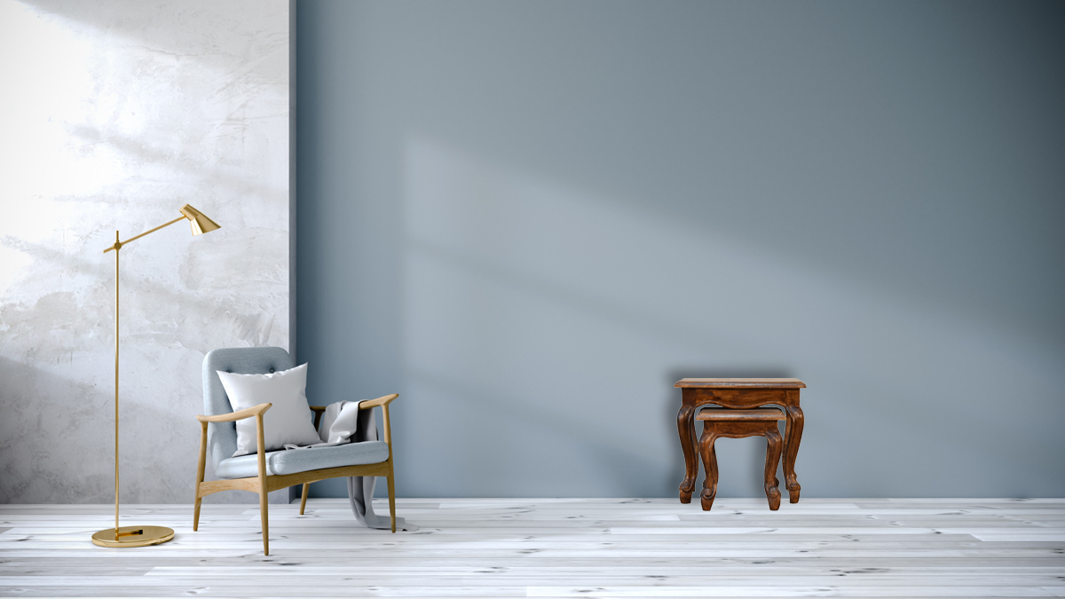 Chestnut French Style Stool Set - Image 10