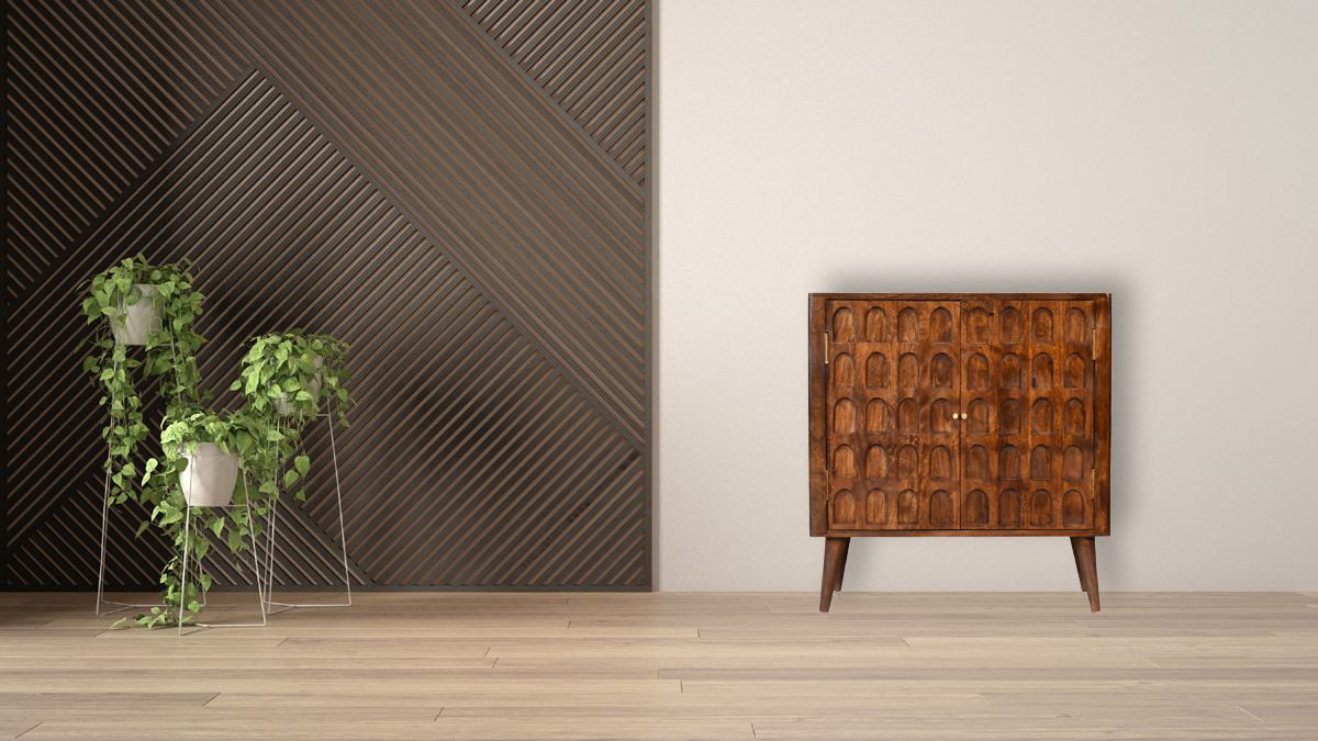 Chestnut Arch Cabinet - Image 10