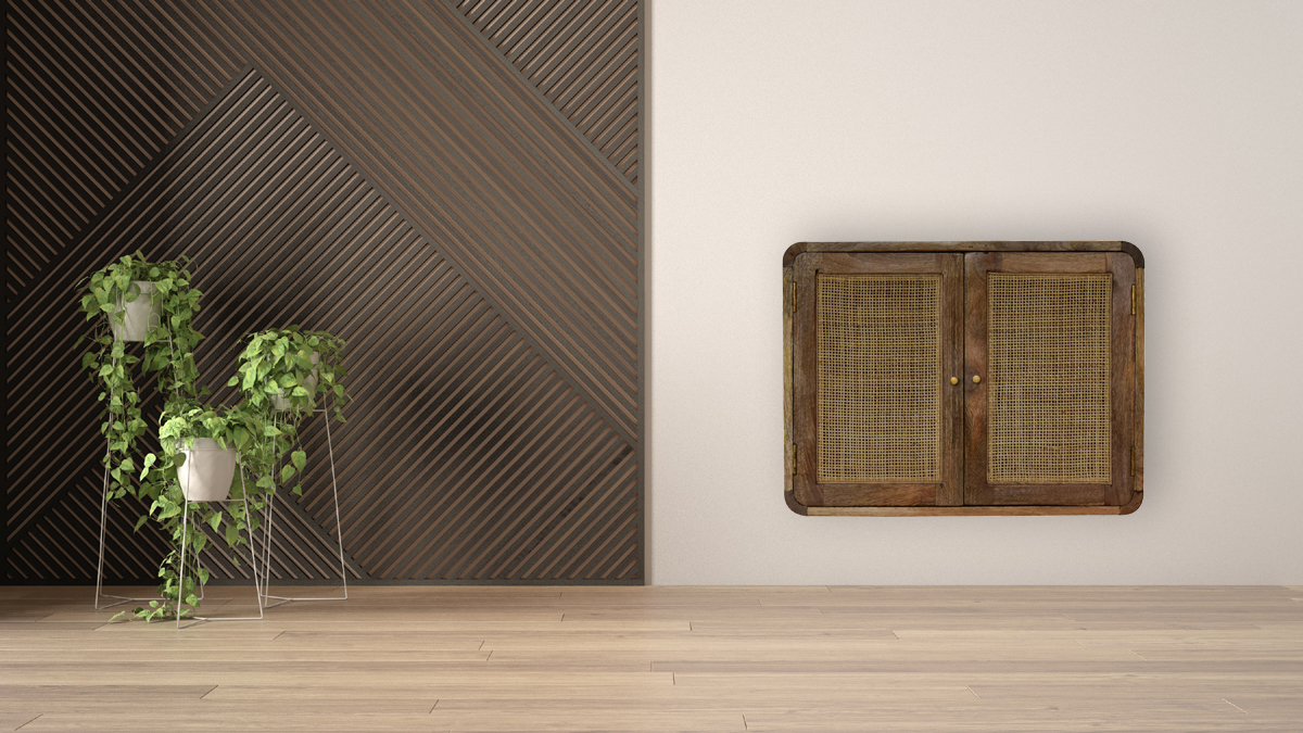 Floating Knit Grey Wash Cabinet - Image 10