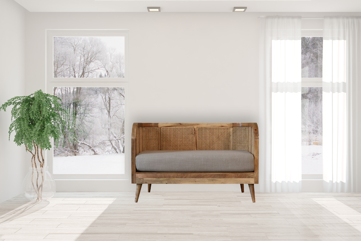 Larissa Mud Linen Sofa - Image 10