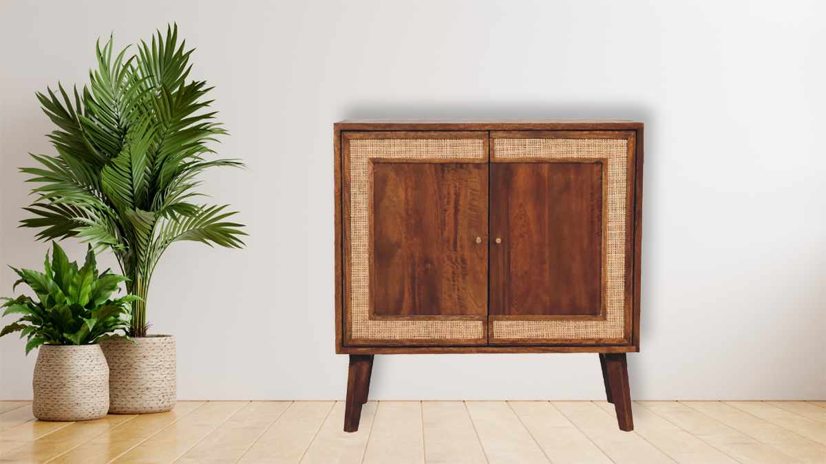 Carved Chestnut Cabinet - Image 10