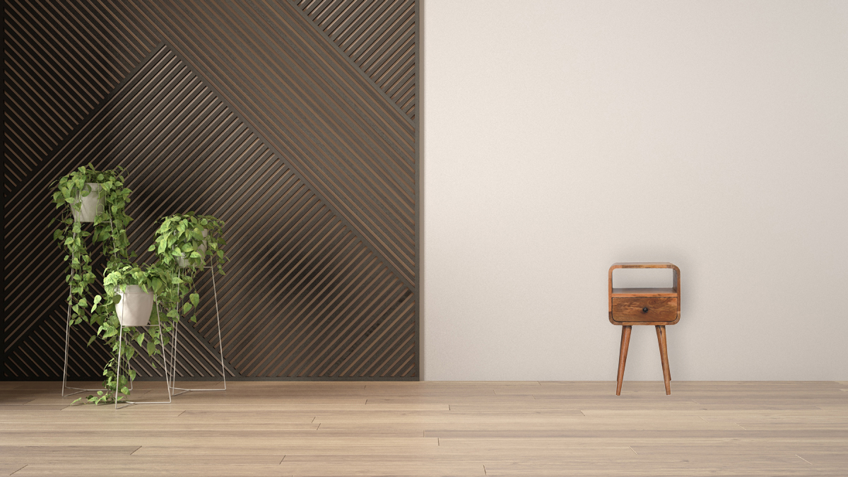 Mini Oakish Curve Open Nightstand - Image 10