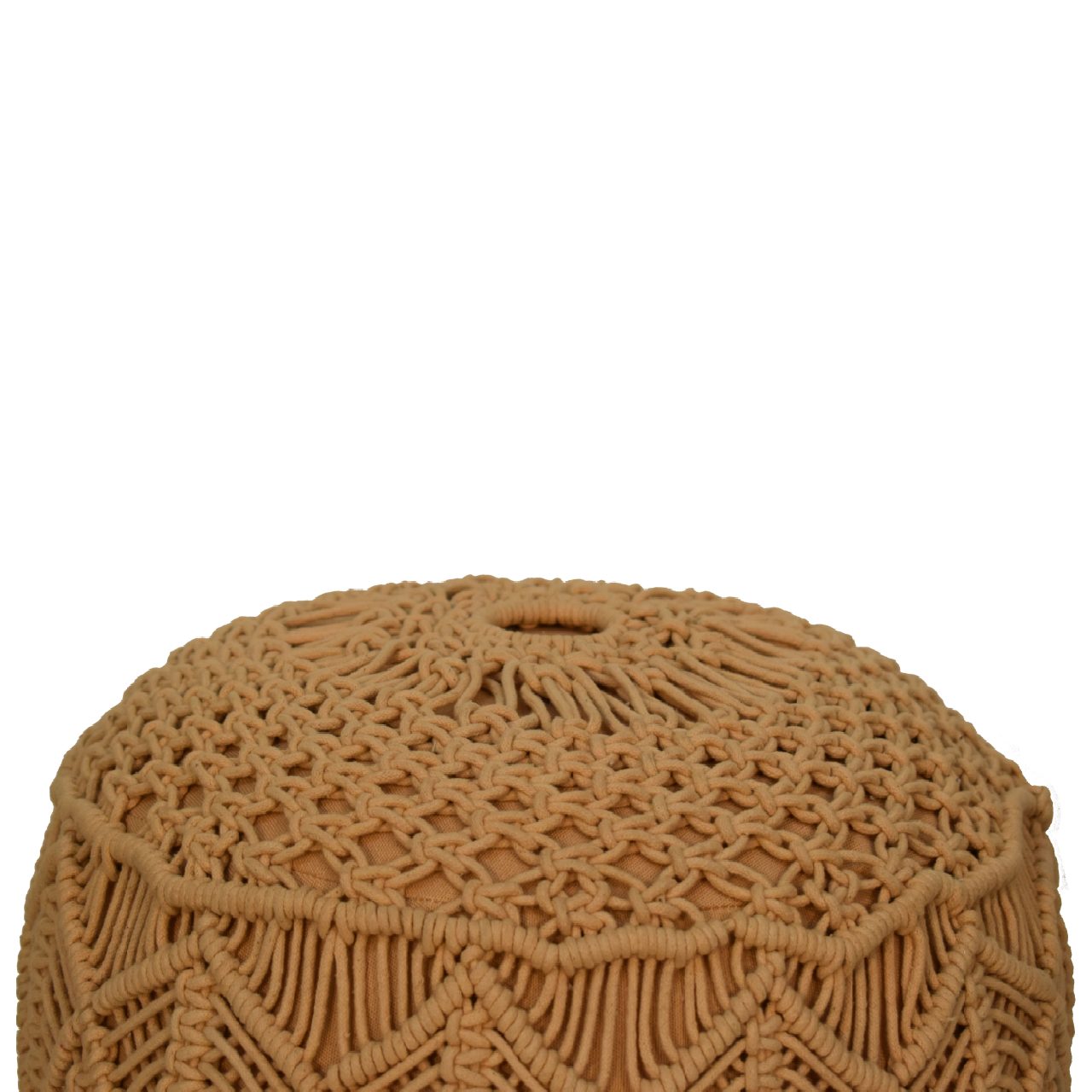Crotchet Brown Footstool - Image 5