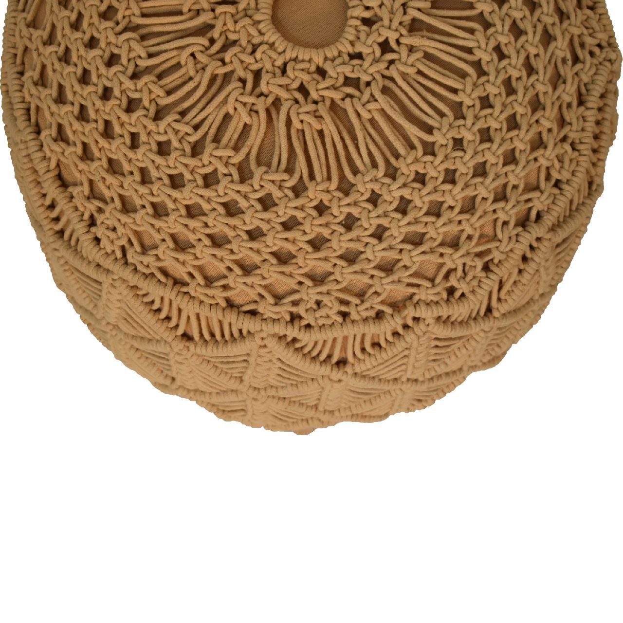 Crotchet Brown Footstool - Image 6