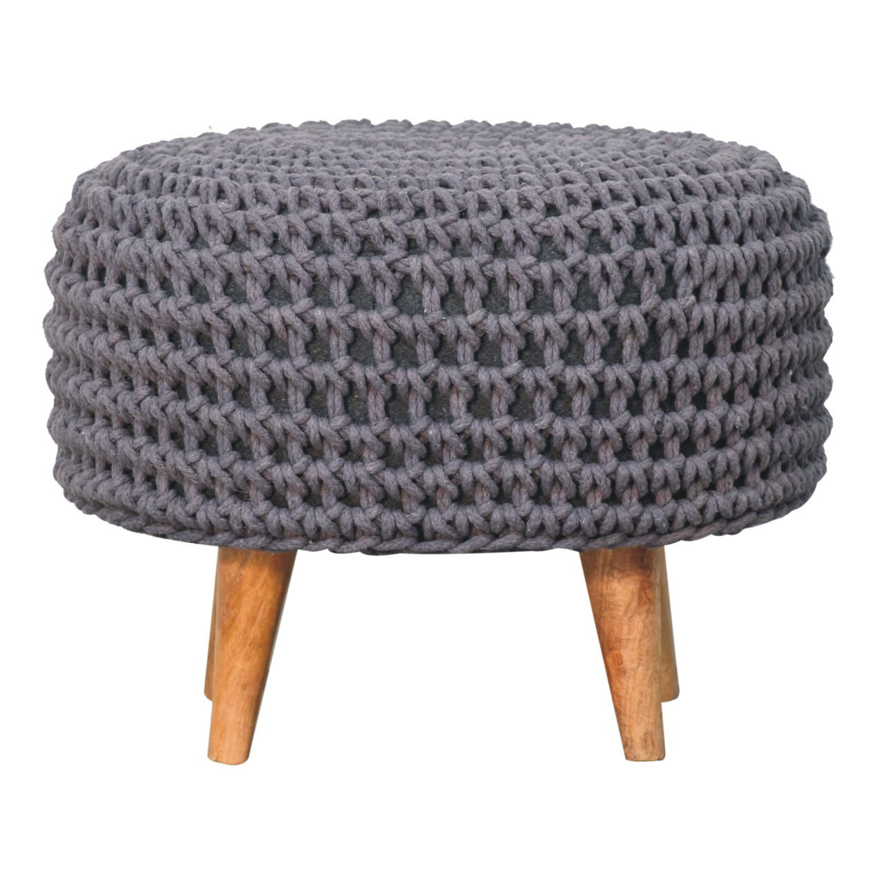 Keeva Grey Oblong Footstool - Image 2