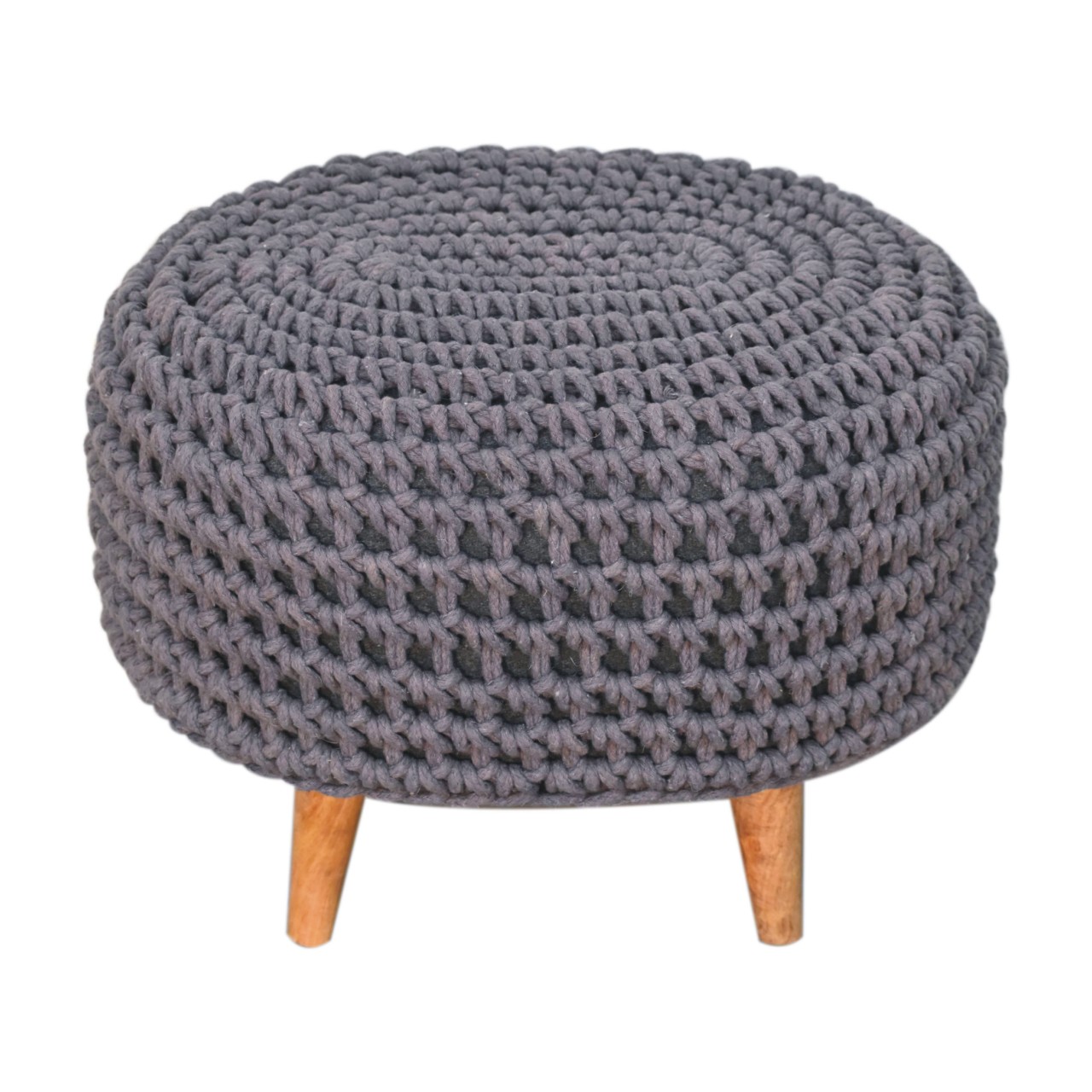 Keeva Grey Oblong Footstool - Image 5