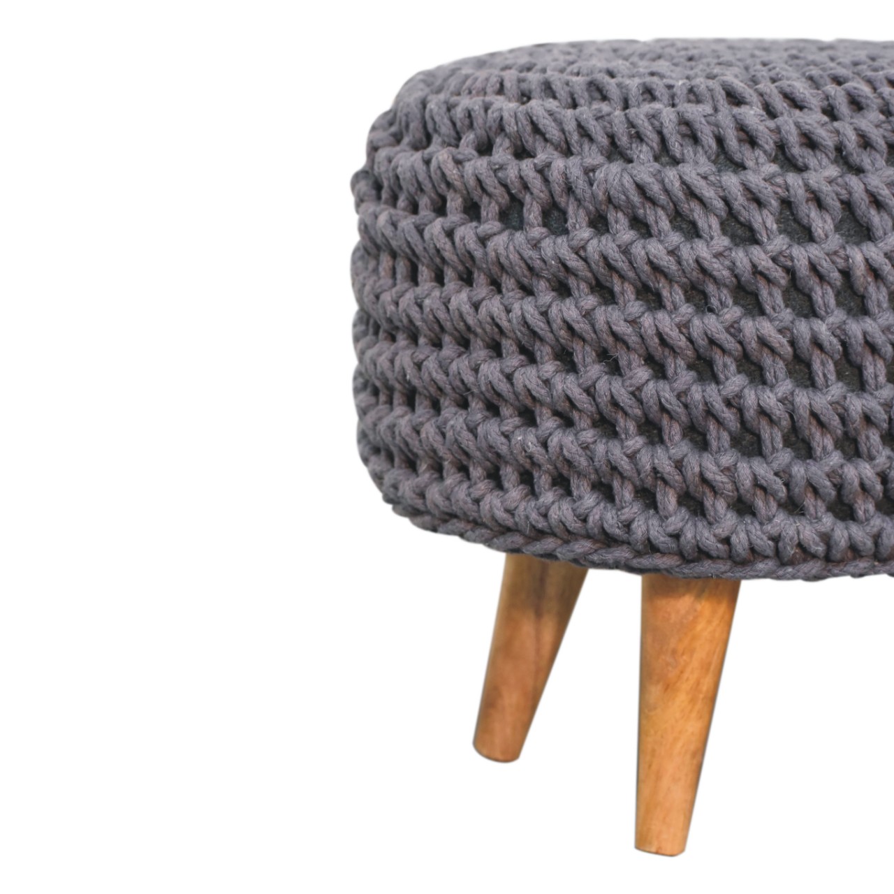 Keeva Grey Oblong Footstool - Image 7