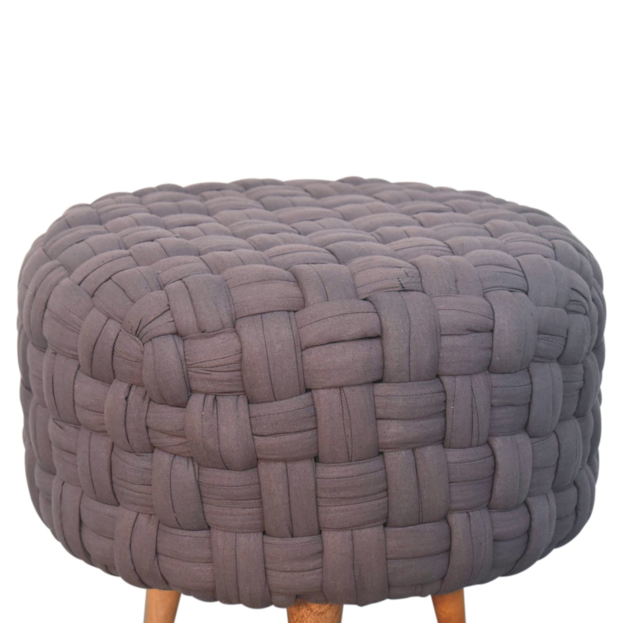 Grey Tube Footstool - Image 5