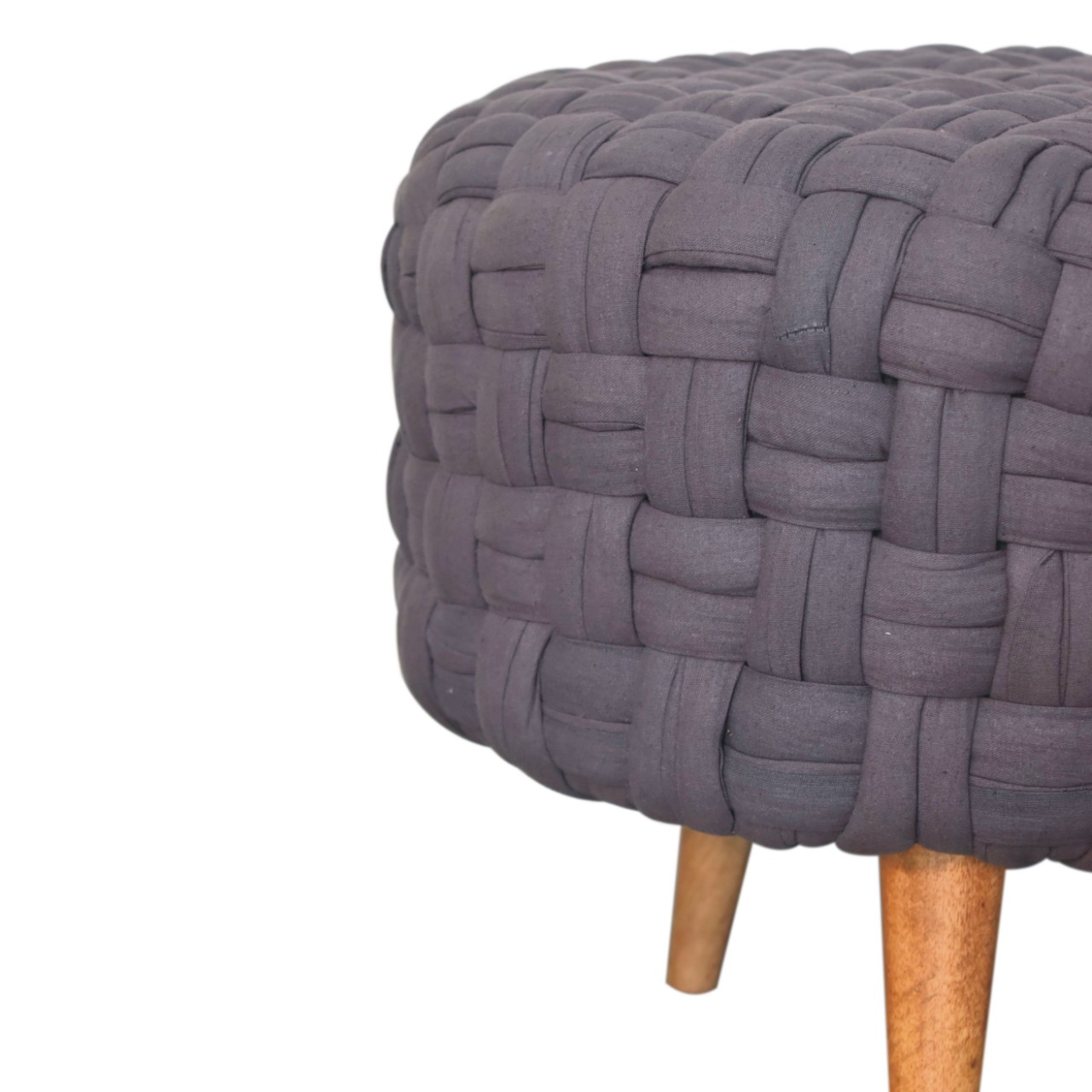 Grey Tube Footstool - Image 6