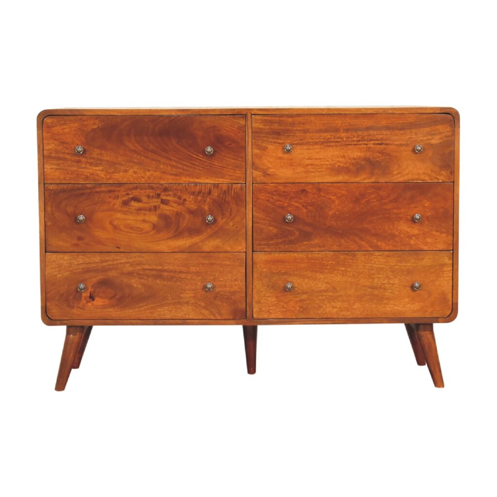 Canada Large Curved Chestnut Chest Suppliers