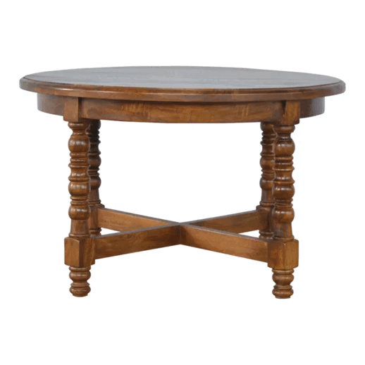 Mango Wood Occasional Round Side Table for wholesale