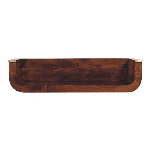 Indira Chestnut Floating Console - Image 10