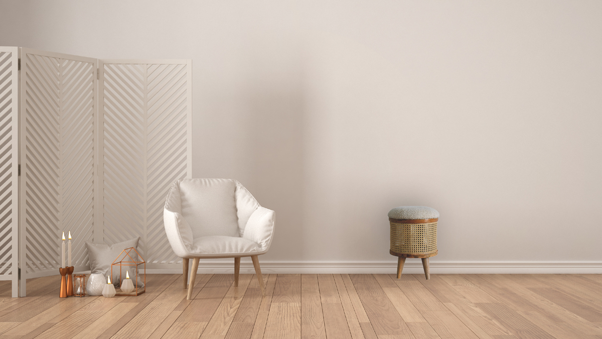 bulk Cream Boucle Larissa Footstool for resale