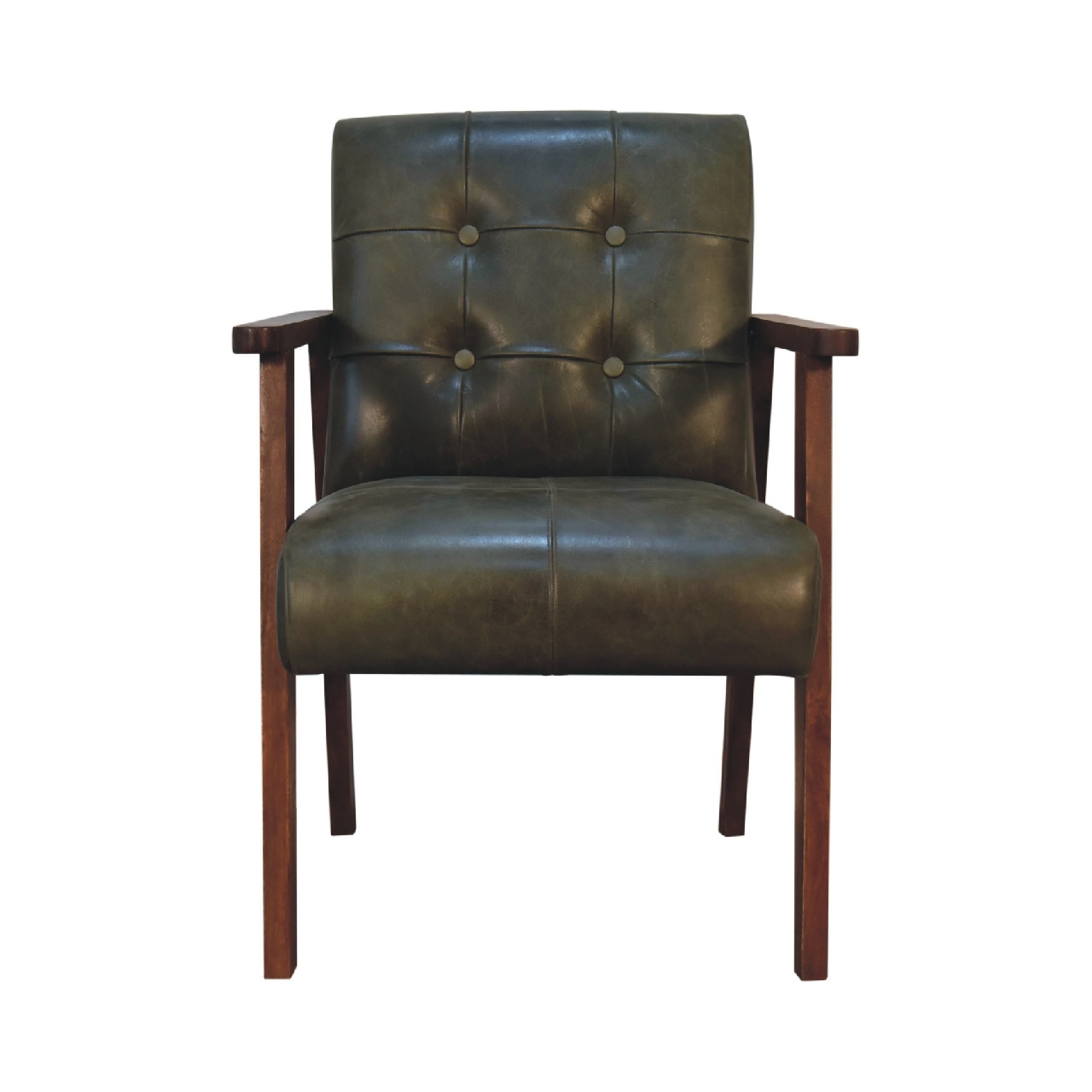 Canada Olive Buffalo Leather Chair Suppliers