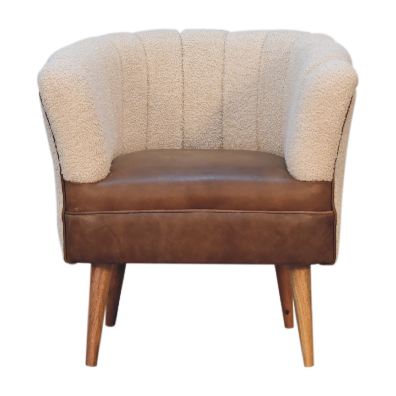 Canada Boucle Cream Buffalo Armchair Suppliers