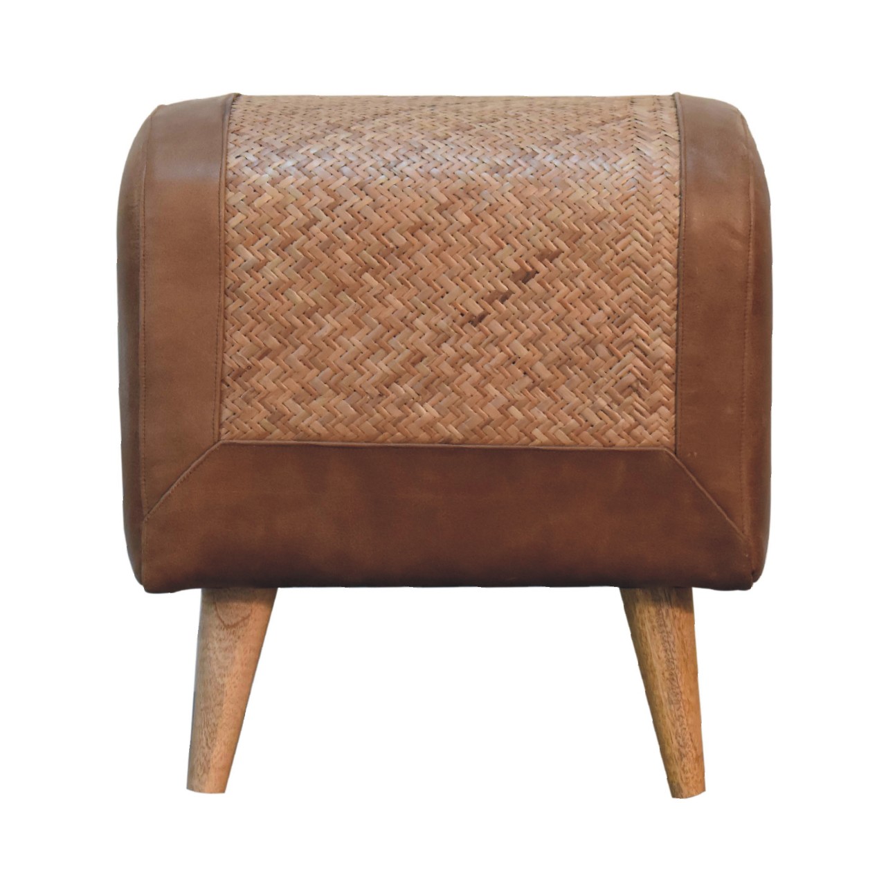 Canada Seagrass Buffalo Square Footstool Suppliers