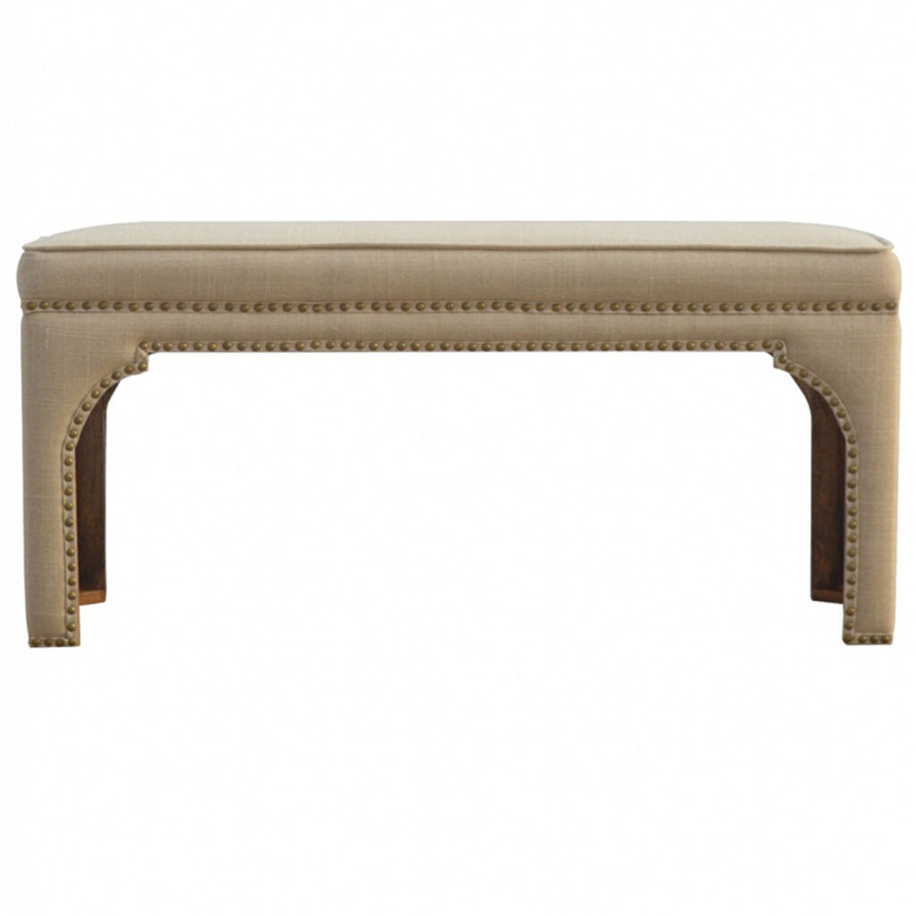 Canada Mud Linen Occasional Bench Suppliers