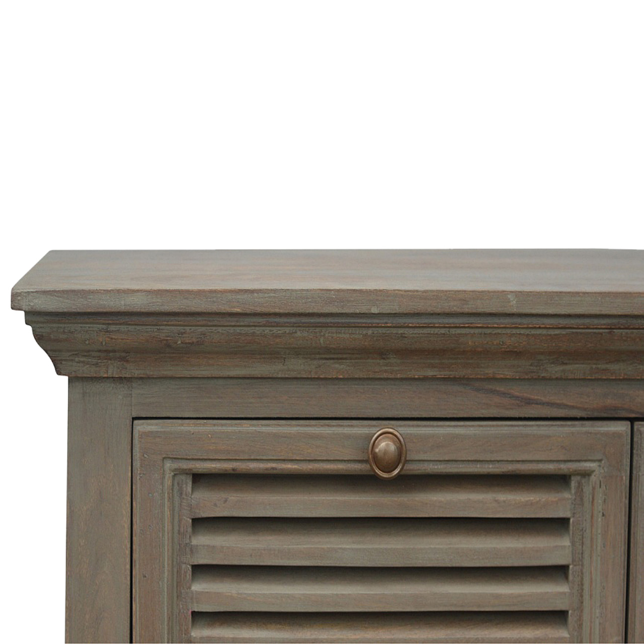 wholesale Grey Wash Buffet with 5 Shutter Front Drawers for resale