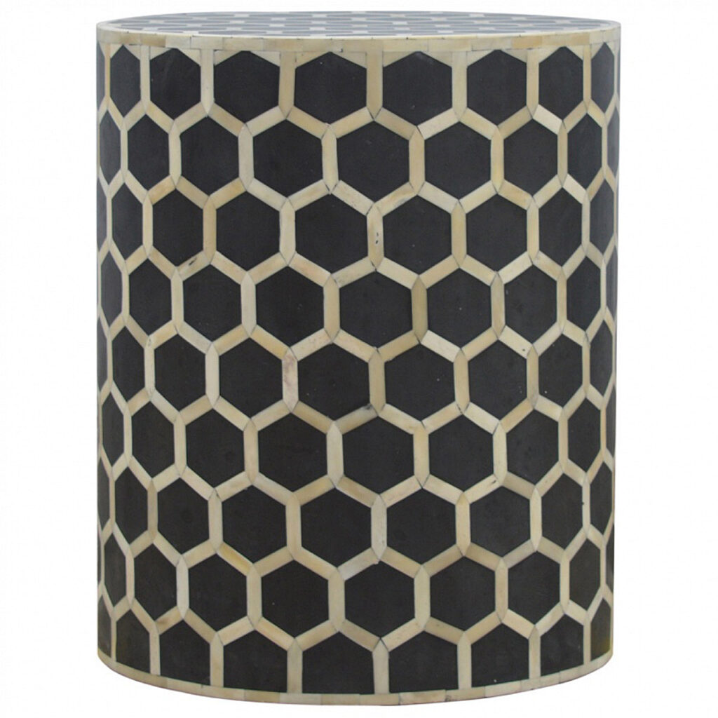 Canada Cylindrical Bone Inlay Footstool Suppliers