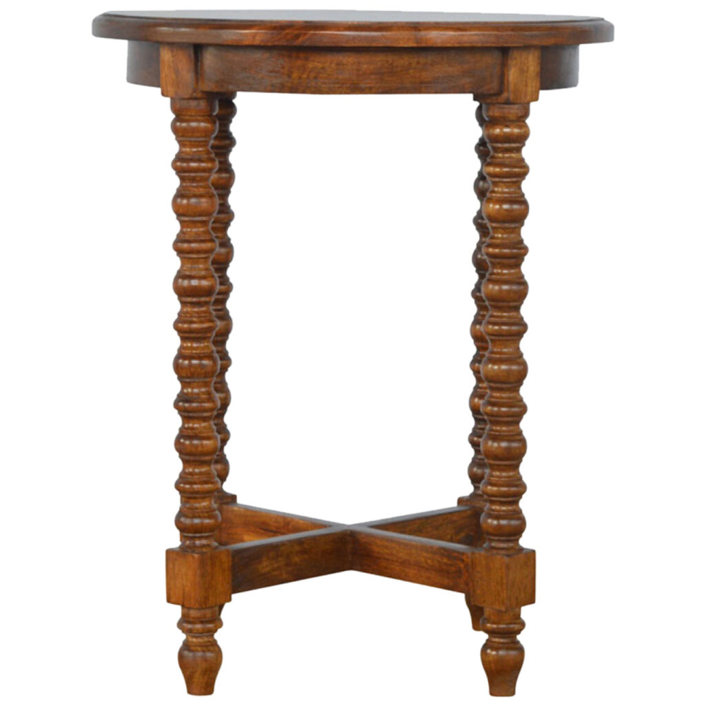 Canada Mango Wood Small Round Tea Table Suppliers